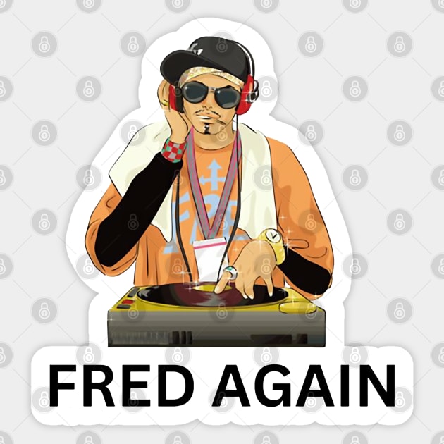 Fred again Eel Sticker by jojoerashop